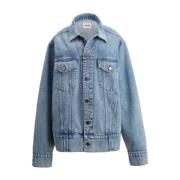 Khaite Denim Jackets Blue, Dam