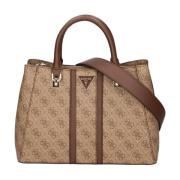 Guess Multifärgad Noreen Girlfriend Satchel Brown, Dam