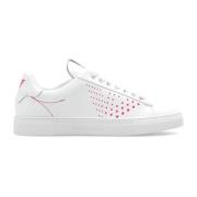 Emporio Armani Lädersneakers White, Dam