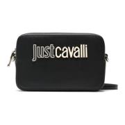 Just Cavalli Svart Handväska - Unik Stil Black, Dam