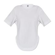 Adidas by Stella McCartney T-shirt med tryckt logotyp White, Dam