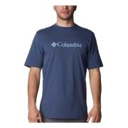 Columbia Csc Basic Logo T-shirt Blue, Herr