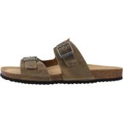 Geox Stiliga Sandal Sliders för Kvinnor Green, Herr