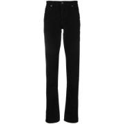 Tom Ford Slim Bomulls Jeans Svart Logo Black, Herr