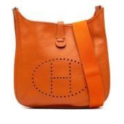 Hermès Vintage Pre-owned Laeder crossbodyvskor Orange, Dam