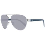 Guess Silver Kvinnors Aviator Solglasögon Gray, Dam