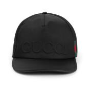 Gucci Svart Hatt 1060 Stiligt Modell Black, Herr