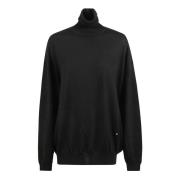 Moschino Svart Tröja Maglia Black, Dam