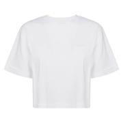 PINKO Jersey Logo Doula T-Shirt White, Dam