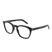 Saint Laurent Klassiska fyrkantiga solglasögon - Nero Black, Unisex