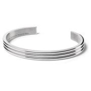 Le Gramme Räfflat Bandarmband 30g Gray, Unisex