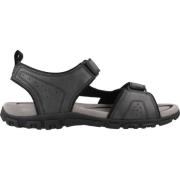 Geox Strada Sandaler Black, Herr