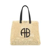 Anine Bing Stor Rio Tote Beige, Dam