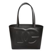 Dolce & Gabbana Svart Shopper Handväska Black, Dam