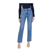 VERO MODA Bomullsblandning Jeans med Elastan Blue, Dam