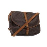 Louis Vuitton Vintage Pre-owned Canvas louis-vuitton-vskor Brown, Dam