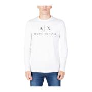 Armani Exchange Långärmad T-shirt White, Herr