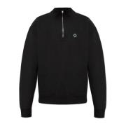 Kenzo Sweatshirt med logotypmärke Black, Herr