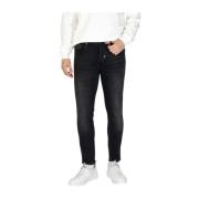 Antony Morato Slim Fit Bomullsblandade Jeanskollektion Black, Herr