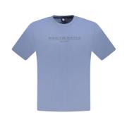 North Sails Blå Bomull Crew Neck T-shirt Blue, Herr