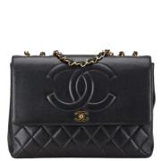 Chanel Vintage Pre-owned Laeder chanel-vskor Black, Dam