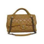 Chanel Vintage Pre-owned Laeder chanel-vskor Yellow, Dam