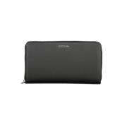 Calvin Klein Svart Polyester Plånbok med RFID-blockering Black, Dam