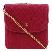 Chanel Vintage Pre-owned Bomull chanel-vskor Pink, Dam