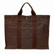 Hermès Vintage Pre-owned Canvas handvskor Brown, Unisex