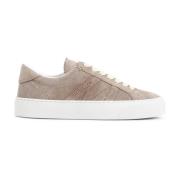 Moncler Neutrala Sneakers Höjer Stil Uttalande Beige, Dam