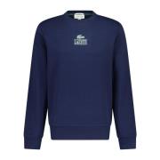 Lacoste Sweatshirt med Logo Print Classic Fit Blue, Herr