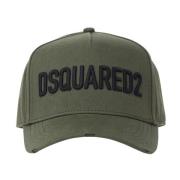 Dsquared2 Logo Cap med Justerbar Rem Green, Herr