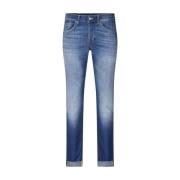 Dondup Skinny Low Waist Elastiska Denim Jeans Blue, Herr