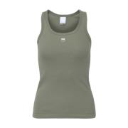 PINKO Grön Tanktop Kalkylator Green, Dam