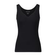 True Religion Top med Cut-Out i Mjukt Tyg Black, Dam