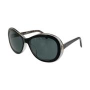 Chanel Vintage Pre-owned Glas solglasgon Black, Dam