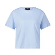 A.p.c. Pastel Logo T-Shirt Boxy Fit Blue, Dam