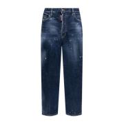 Dsquared2 Blå Denim Jeans för Män Blue, Herr