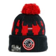 New Era NFL Pom Pom Hat Field Sport Knit Black, Herr