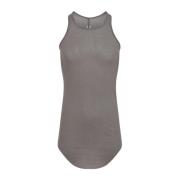 Rick Owens Ribbad Tank Top Gray, Herr