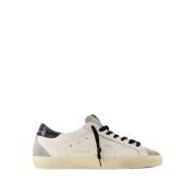 Golden Goose Vita Lädersneakers med Mässingsdetaljer White, Herr