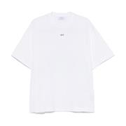 Off White Vit Logo Print Crew Neck T-shirt White, Herr