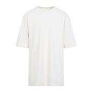 Rick Owens Natural Jumbo T-Shirt White, Herr