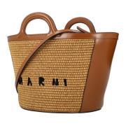 Marni Tropicalia Small Tropisk Väska Brown, Dam