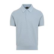 Brioni Blått Polotröja Snygg Design Blue, Herr