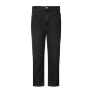 Isabel Marant Avslappnad passform Jeans Janet Black, Dam