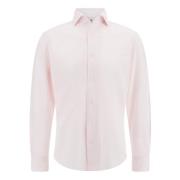 Boggi Milano Poloskjorte i vanlig passform, japansk jersey Pink, Herr