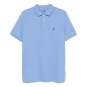 Polo Ralph Lauren Stretchig bomullspolotröja med broderat logotyp Blue...