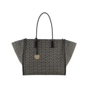 Emporio Armani Monogram Tote Väska Black, Dam