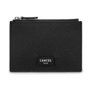 Lancel Ninon Korthållare Svart Läder Black, Herr